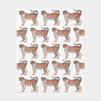 Couverture Polaire Tigre
