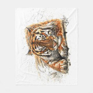 Couverture Polaire Tigre