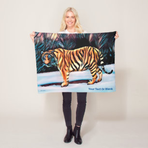 Couverture Polaire Tigre de Sibérie