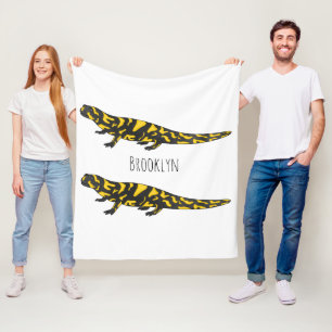 Couverture Polaire Tigre salamandre