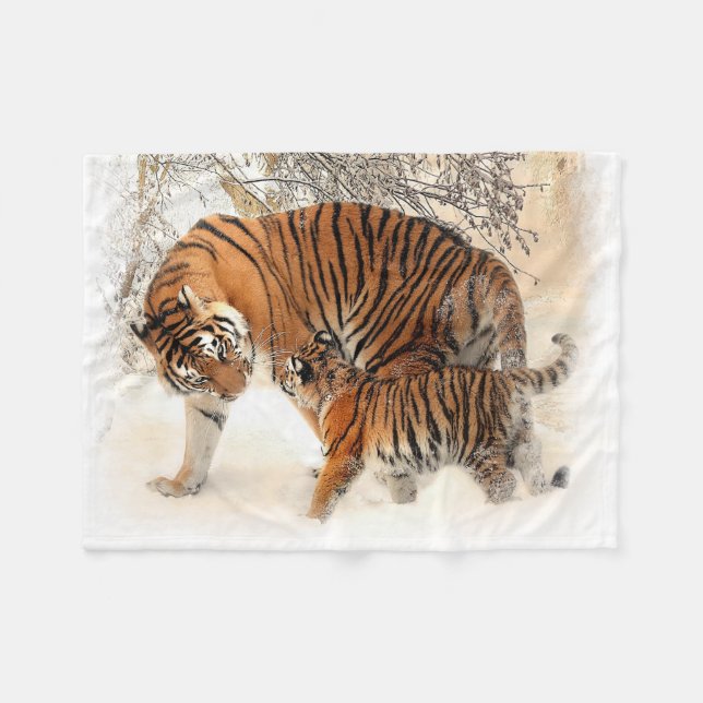 Couverture Polaire Tigres 2A (Devant (Horizontal))