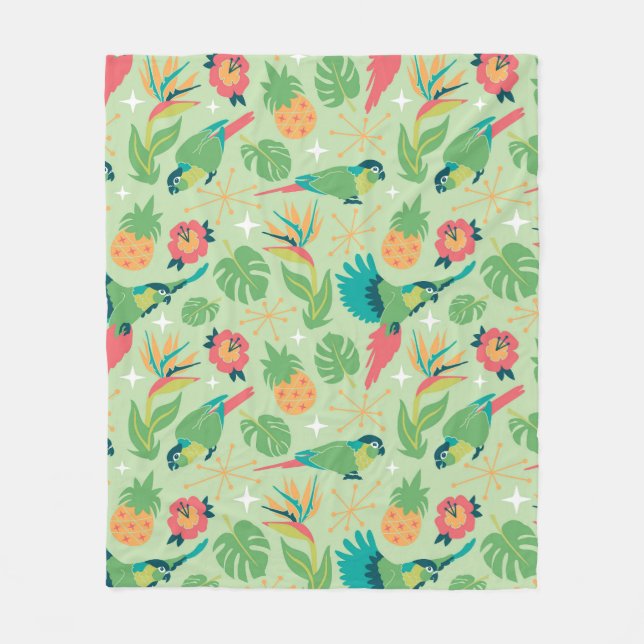 Couverture Polaire Tiki Parrot Blanket (Devant)