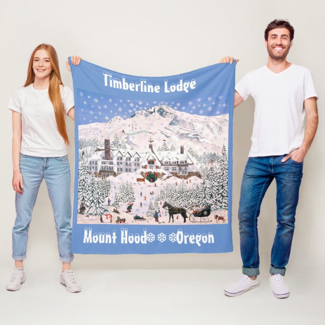 Couverture Polaire Timberline Lodge Fleece Blanket (En situation)