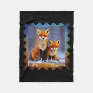 Couverture Polaire Timbre de protection de l'environnement pour toujo