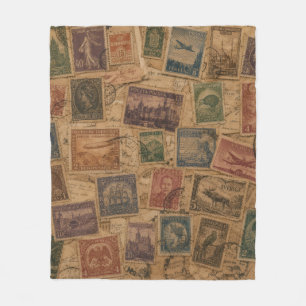 Couverture Polaire Timbres Postaux Anciens Éphémères Philatéliques