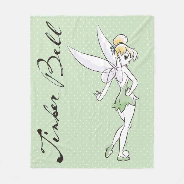 Couverture Polaire Tinker Bell | Joli petit pixie (Devant)