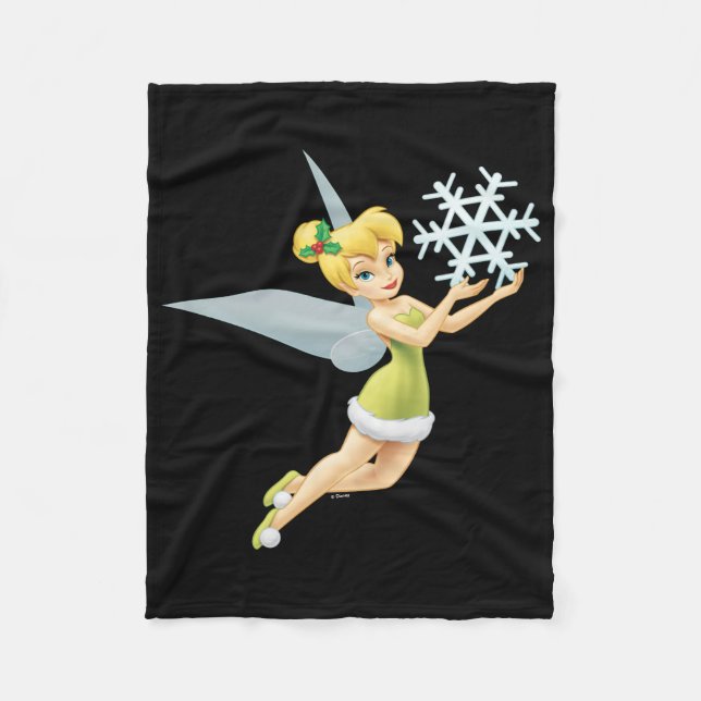 Couverture Polaire Tinkerbell | Christmas Snowflake (Devant)