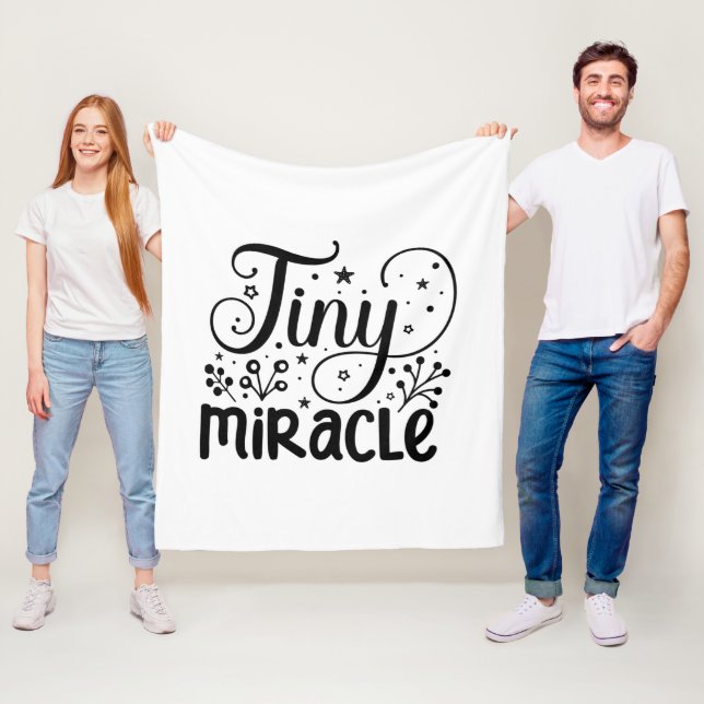 Couverture Polaire Tiny Miracle! (En situation)