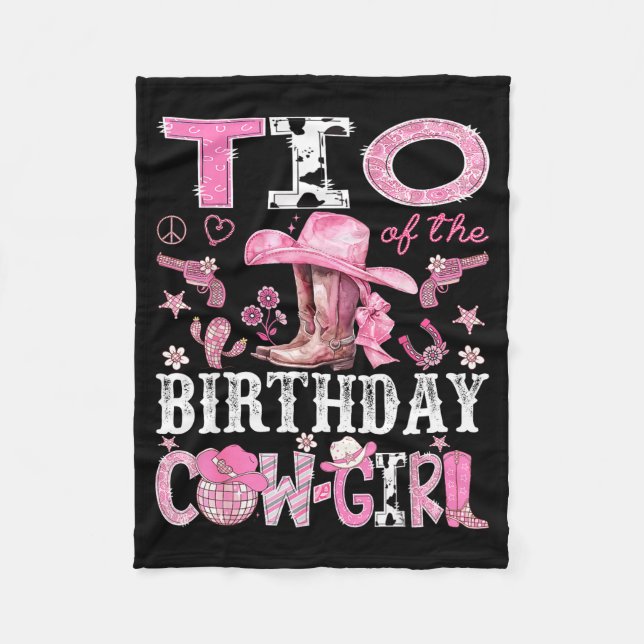Couverture Polaire Tio Of The Birthday Cow-girl Nk Disco Rodeo Tio  (Devant)
