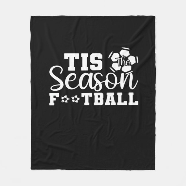 Couverture Polaire Tis The Season Football (Devant)
