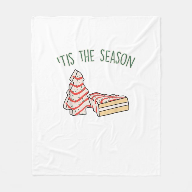 Couverture Polaire Tis The Season Holiday Christmas (Devant)