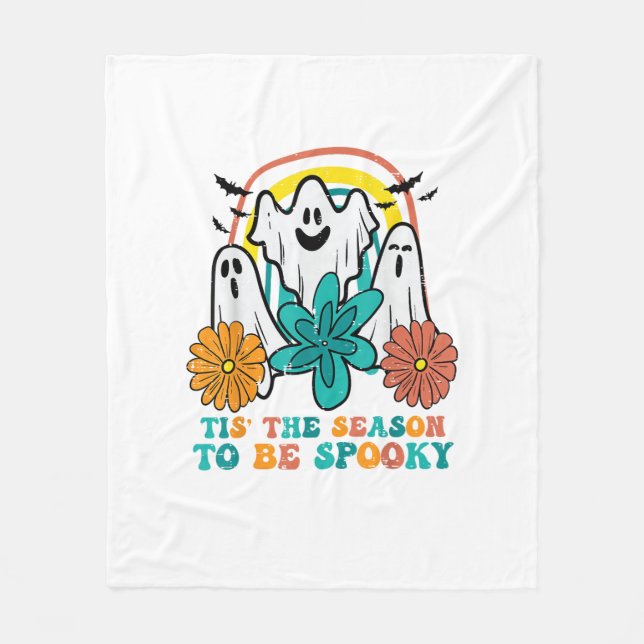 Couverture Polaire Tis The Season To Spooky Retro Halloween Women (Devant)