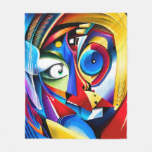 Toile Abstraite couleur WhimsicalBlanche polaire