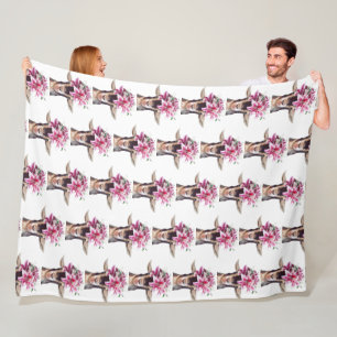 Couverture Polaire Toison Blanket Lily la chèvre.