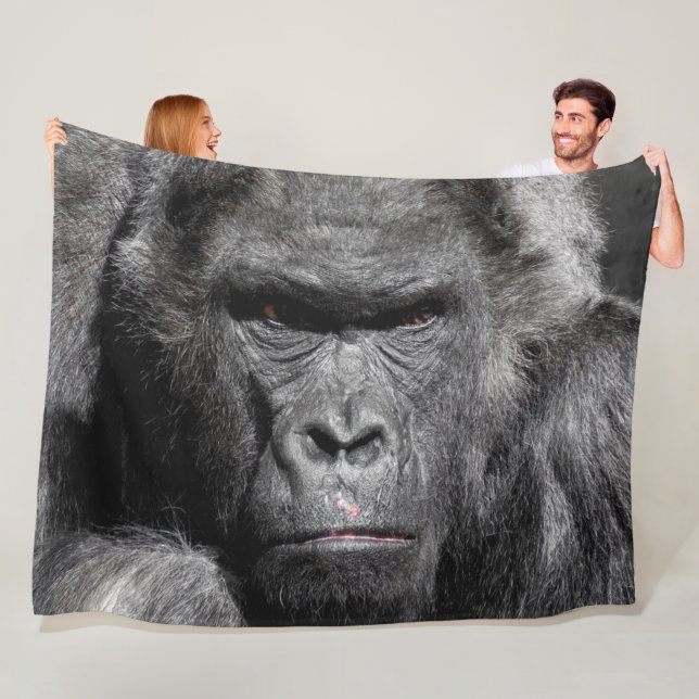 Couverture Polaire Toison de Gorilla (En situation)