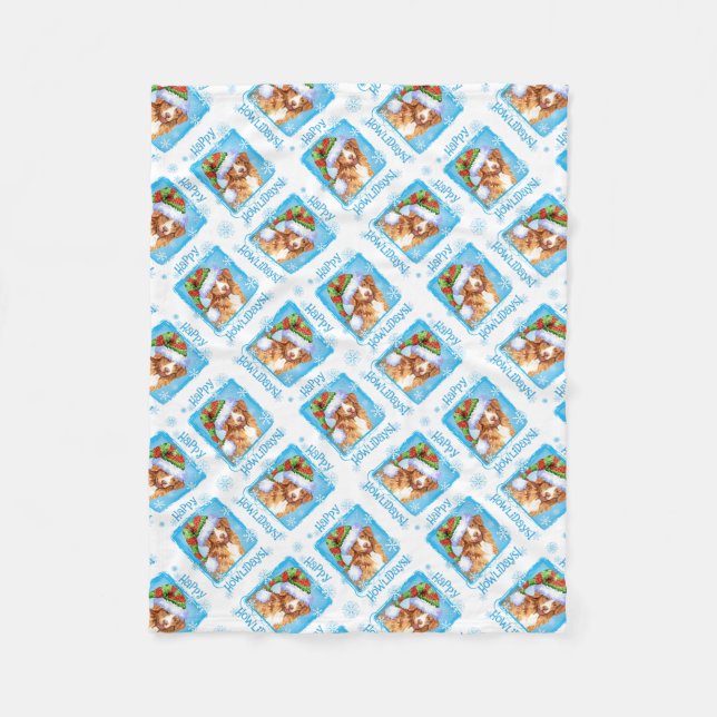 Couverture Polaire Toller heureux de Howlidays (Devant)