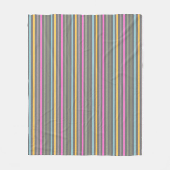Couverture Polaire Tons modernes dans les tons pastel et gris (Devant)