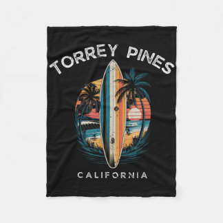 Couverture Polaire Torrey Pines Beach California Men Women Surfing 