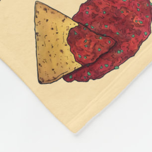 Couverture Polaire Tortilla Chips et tremper Tomate Salsa Mexicain