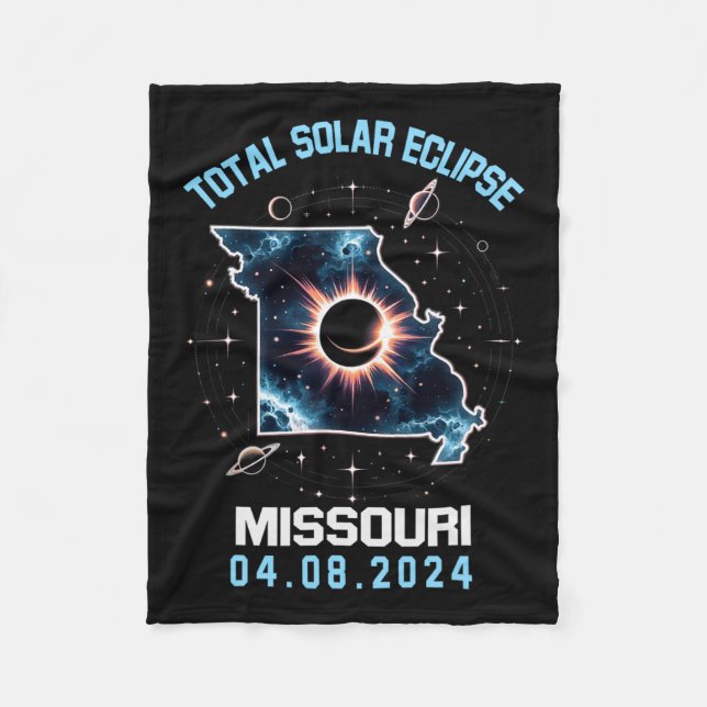 Couverture Polaire Total Éclipse Solaire 8 avril 2024 Totalité Missou (Devant)