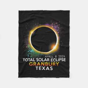 Couverture Polaire Totalité du Texas Total Éclipse solaire 8 avril 20