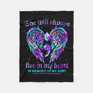 Couverture Polaire Toujours Dans Mon Coeur Ma Tante Prévention Suicid