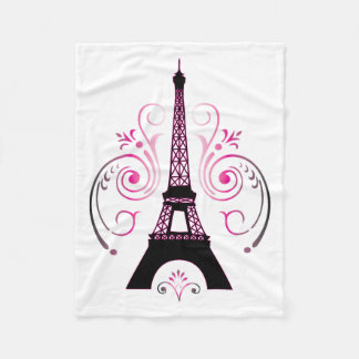 Couverture Polaire Tour Eiffel Paris Décor