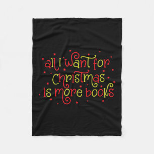 Couverture Polaire Tout Ce Que Je Veux Pour Noël Est Livres Livre De
