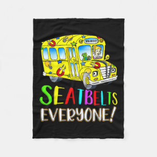 Couverture Polaire Tout le monde s'amuser Magic School Bus Driver Job