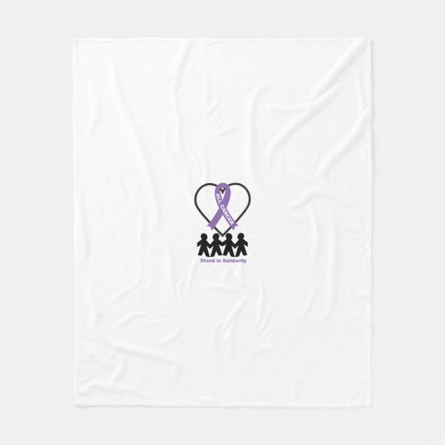 Couverture Polaire Toute la solidarité contre le cancer (Devant)