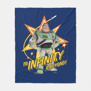 Couverture Polaire Toy Story 4  Buzz "Vers l'infini et au-delà" Etoil
