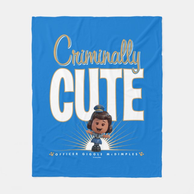 Couverture Polaire Toy Story 4| "Criminally Cute" Giggle McDimples (Devant)