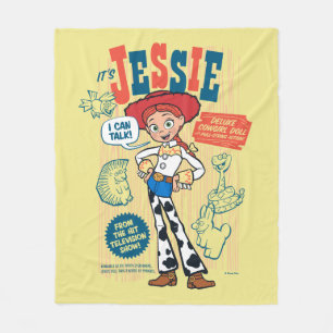 Couverture Polaire Toy Story 4 Publicité Vintage de poupée de Jess