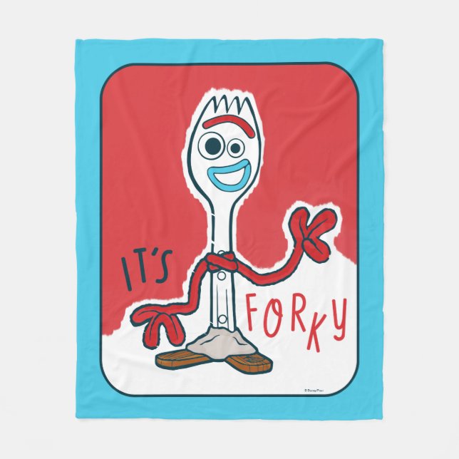 Couverture Polaire Toy Story | It's Forky (Devant)