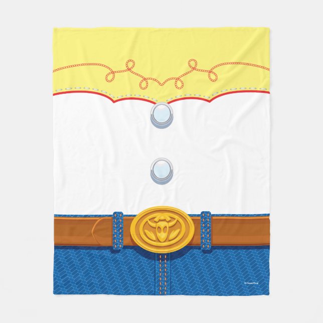 Couverture Polaire Toy Story| Le costume de fille de Jessie (Devant)