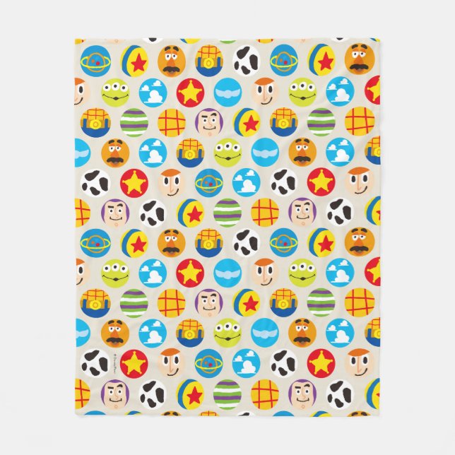 Couverture Polaire Toy Story| Motif d'icône Toy (Devant)