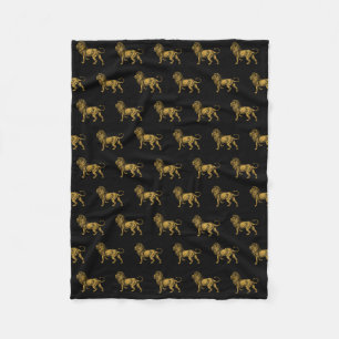 Couverture Polaire TP d'or de lion