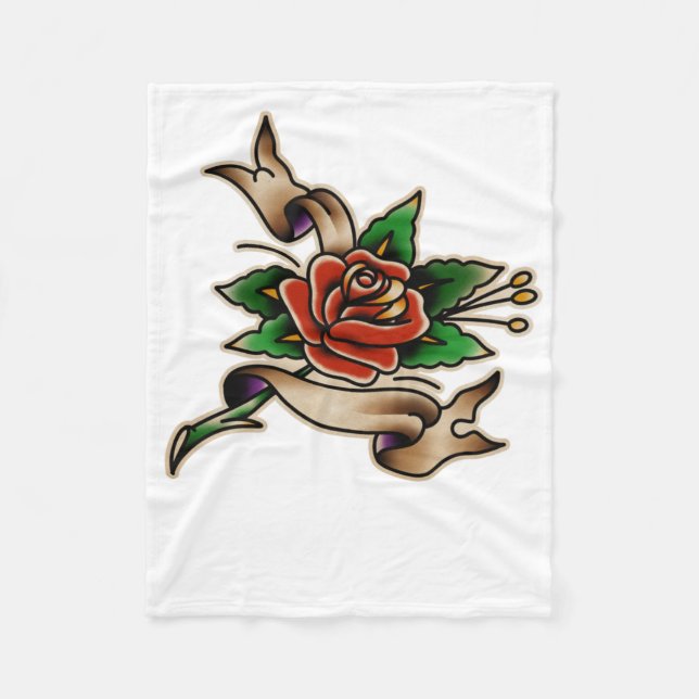 Couverture Polaire Trad Tattoo 005 Sticker  (Devant)