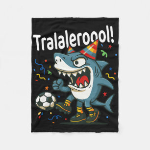 Couverture Polaire Tralalero Tralala Italiens Garçons Football Bir