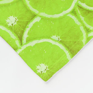 Couverture Polaire Tranches de citron vert