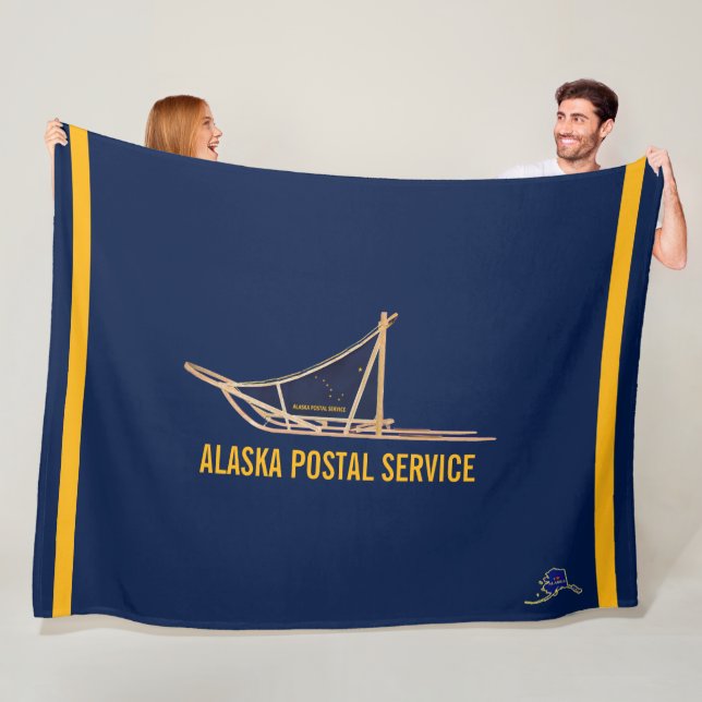 Couverture Polaire Transporteur postal de l'Alaska Dog Sled (En situation)