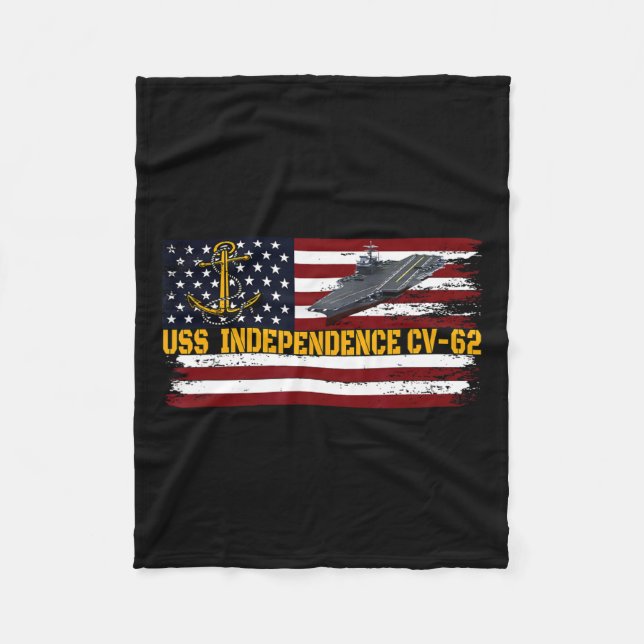 Couverture Polaire Transporteur Uss Independence Cv-62 Anciens Combat (Devant)