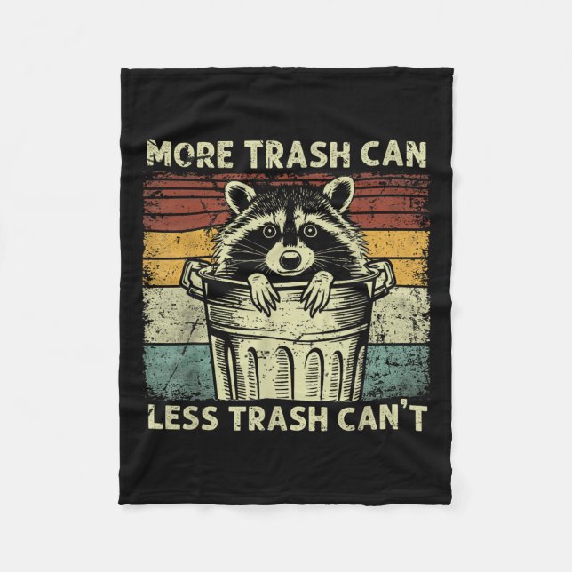 Couverture Polaire Trash Panda Raccoon It's Called Trash Can Not Tras (Devant)