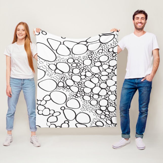 Couverture Polaire Travail numérique Abstrait 10 (En situation)