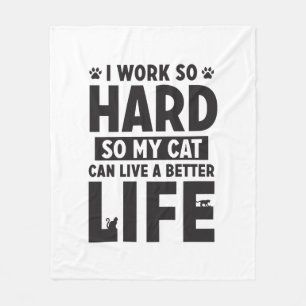 Couverture Polaire Travailler dur Cat Better Life International Cat D