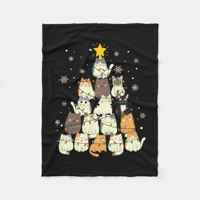 Couverture Polaire Tree de Merry Xmas (Devant)