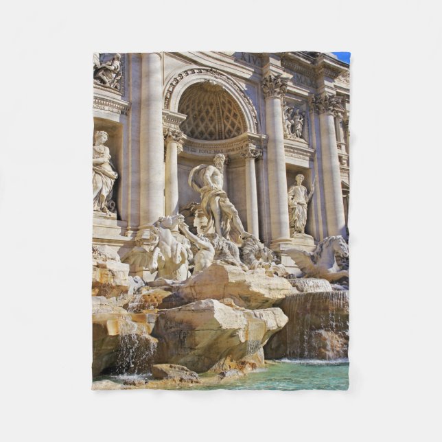 Couverture Polaire Trevi fountain (Devant)