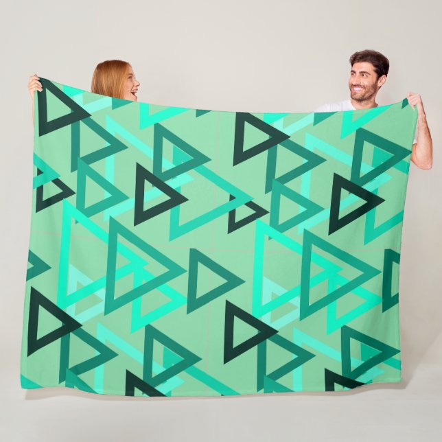 Couverture Polaire Triangles écartés (En situation)