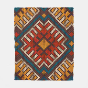 Couverture Polaire Tribal Aztec motif sans soudure sur le tricot de l