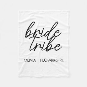 Couverture Polaire Tribe de mariée   Fleur moderne